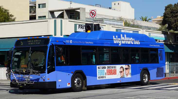 Big Blue Bus Gillig BRT CNG 40 1502